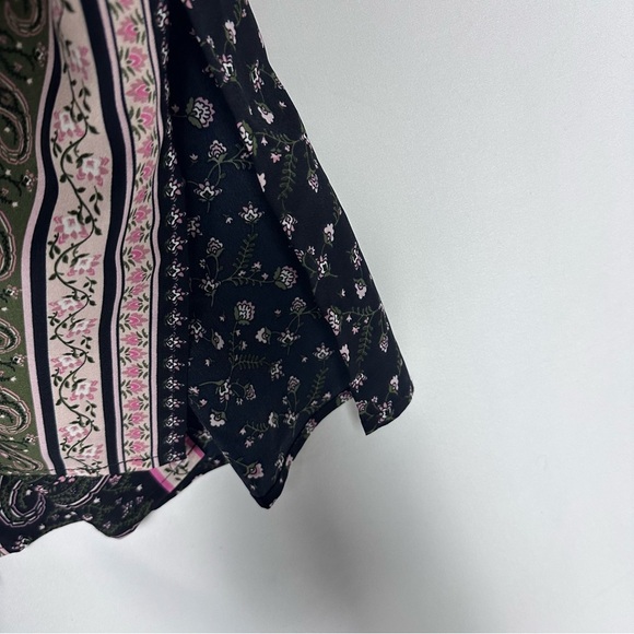 Cupcakes and Cashmere Boho Print Long Sleeve Midi Dress with Belt sz M NWT - Picture 13 of 16